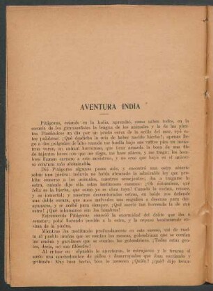 Aventura india