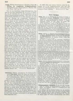 219 [Rezension] Lempp, Wilfried, Zur Rettung des evangelischen Predigtgottesdienstes