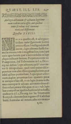 Quaestio XXXIII.