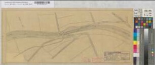 Sicherung des Bahnübergangs in km 24,828 der Bundesbahnstrecke Nuttlar-Allendorf durch Einbau einer Blinklichtanlage: Lageplan, M. 1:1.000 Stnr.: 96, Iwü, Bunr.: 39, Blnr.: 1