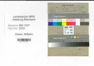 Entnazifizierung Wilhelm Hoeke , geb. 00.00.0000 (Feuerwehrmann)