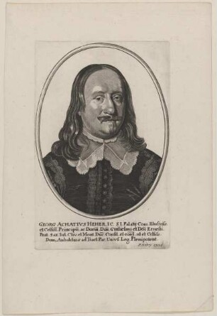 Bildnis des Georg Achativs Heher