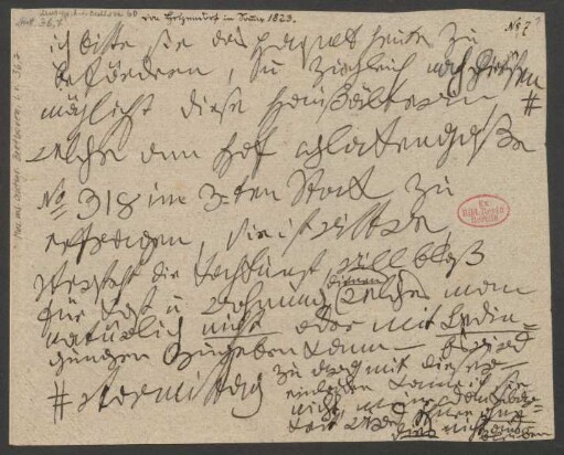 Brief an Anton Schindler : o.D. [Mai 1824, mutmaßlich]
