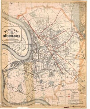 Stadtplan von Düsseldorf
