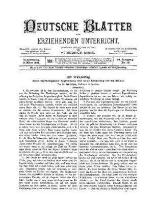 Der Wandertag : (Fortsetzung)