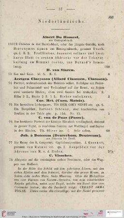 Niederländische (Nr. 72 - 81)