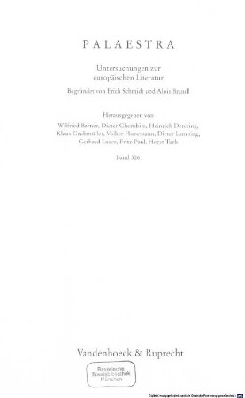 Die englische Komponente : zu Genese, Formen und Funktionen des Traditionsverhaltens im Werk Rudolf Borchardts