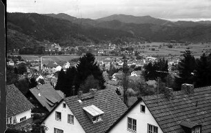 Freiburg: Dreisamtal von der oberen Eichbergstraße in Littenweiler