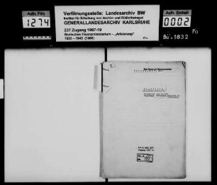 Tannhauser, Emil, Kaufmann in Stuttgart Käufer: Julius Koch, Gipsermeister Ehefrau Maria geborene Staiger in Pforzheim Lagerbuch-Nr. 7191 Pforzheim