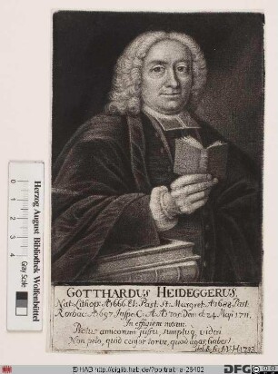 Bildnis Gotthard Heidegger