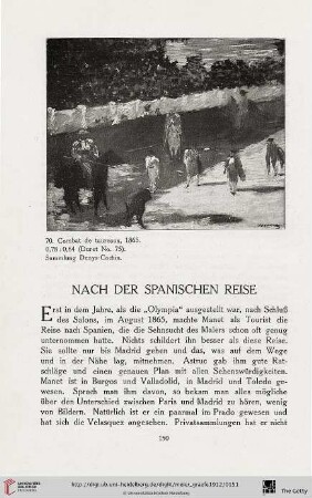 Nach der spanischen Reise