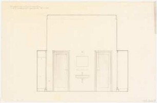 Reichsministerium für Ernährung und Landwirtschaft, Berlin-Mitte Umbau und Erweiterung: Garderobe 1. und 2. OG 1:20