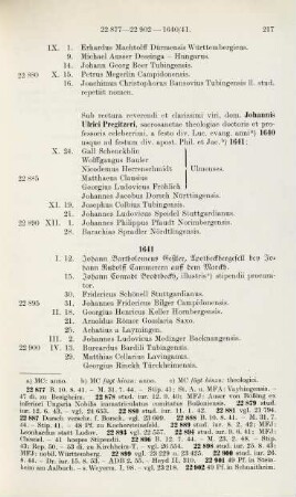 217-225, Matrikel 22892-23104 (1641-1644)