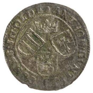 Münze, 6 Stüber, 1/4 Oldenburger Mark zu 8 Grot, 1614 - 1622 n. Chr.