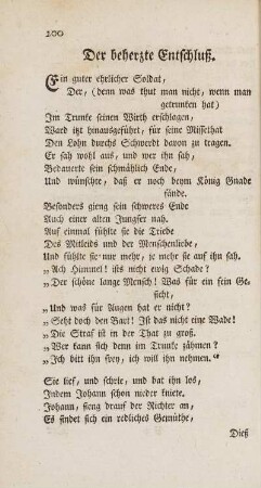 Der beherzte Entschluß