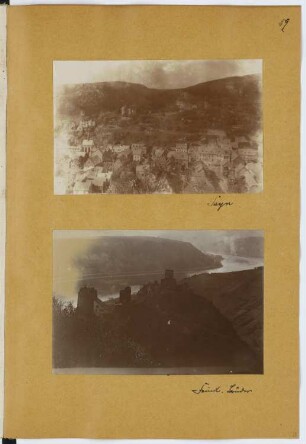 Sayn Die feindlichen Brüder, Burg Sterrenberg, Burg Liebenstein: Ansichten (aus: Skizzen- und Fotoalbum 11)