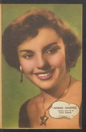 Norma Giménez (damita jóven de la escena nacional) - [Retrato]