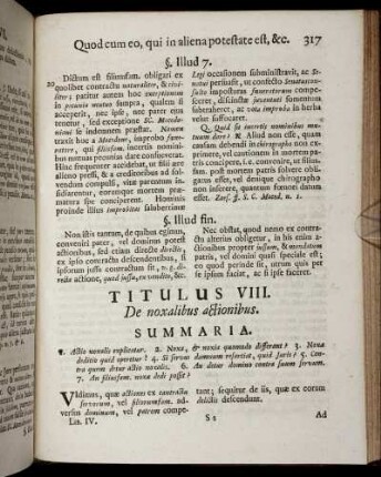 Titulus VIII. De noxalibus actionibus