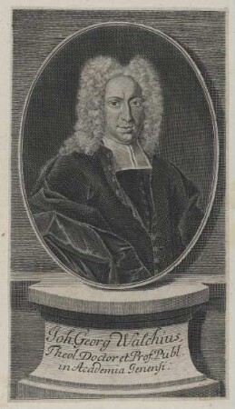 Bildnis des Joh. Georg Walchius