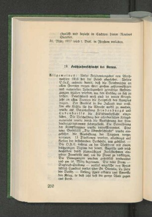 19. Frühjahrsschlacht bei Arras.