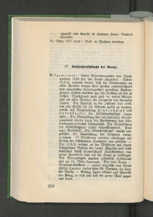 19. Frühjahrsschlacht bei Arras.
