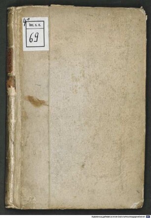 Opera : Mit Widmungsbrief des Autors an Franciscus Marescalchus. Mit Widmungsbrief an Robertus Puccius. Mit Lobgedicht auf den Autor von Antonius Sabinus