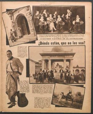 ¿Dónde están, que no los veo? [Fotografías] : Nuestros gauchos en el extranjero