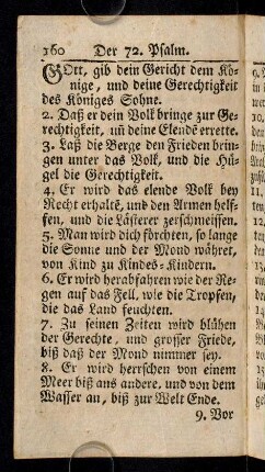 160-170, Der 72. - 75. Psalm