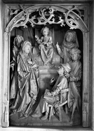 Marienaltar — Christus disputiert mit den Schriftgelehrten im Tempel
