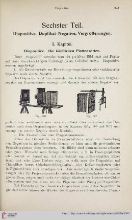 Sechster Teil: Diapositive, Duplikat-Negative, Vergrößerungen
