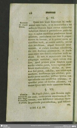 §. VII. Chemica corticis salicis fragilis examina a) priora