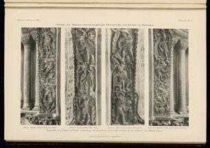 San Marco, Venedig: Portaldetails (aus: Atlas zur Zeitschrift für Bauwesen, hrsg. v. Ministerium der öffentlichen Arbeiten, Jg. 65, 1915)