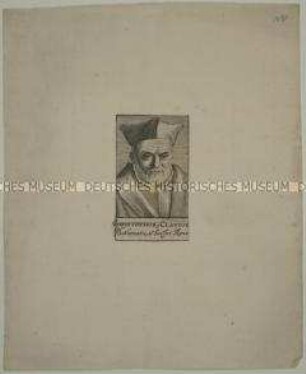 Porträt des Jesuiten, Mathematikers und Astronomen Christoph Clavius
