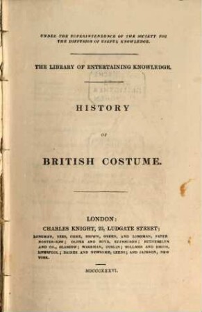 History of British costume