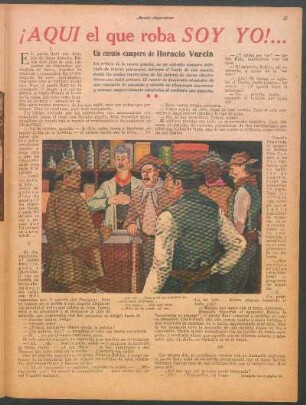 ¡Aqui el que roba soy yo!... : Un cuento campero de Horacio Varela