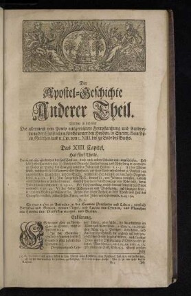 Das XIII. Capitel.