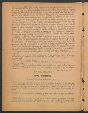 Acto primero : La posada del alcón blanco