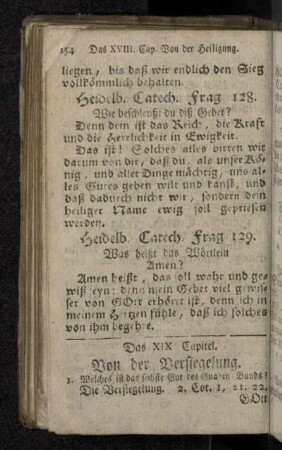 Das XIX Capitel. Von der Versiegelung.