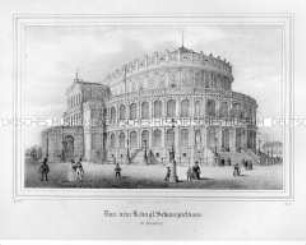 Dresden, neues Königliches Schauspielhaus (erste Semperoper)