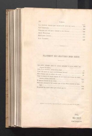 Placement Des Gravures Hors Texte