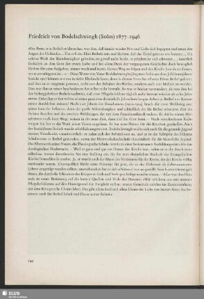 Friedrich von Bodelschwingh (Sohn) 1877-1946
