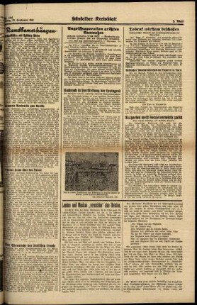 Zweite Ausgabe vom Freitag, den 19. September 1941.