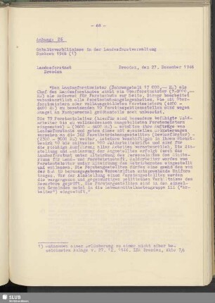 Anhang: 26 Gehaltsverhältnisse in der Landesforstverwaltung Sachsen 1946