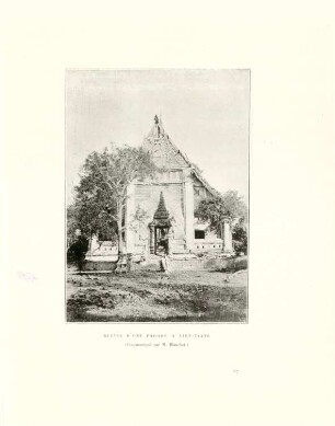Ruines d'une pagode à Vien-Tiane (Communiqué par M. Blanchet)