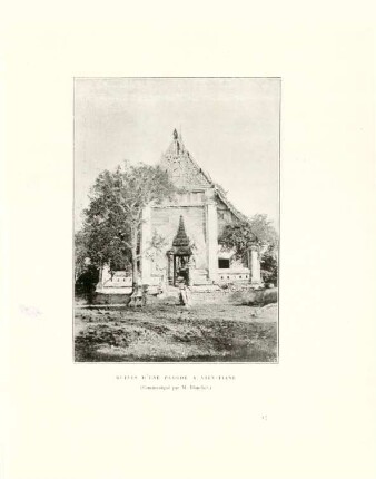Ruines d'une pagode à Vien-Tiane (Communiqué par M. Blanchet)