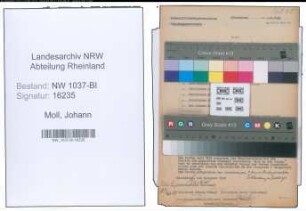 Entnazifizierung Johann Moll , geb. 22.07.1892 (Polizeibeamter)