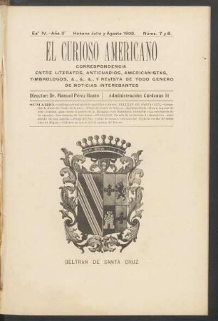 [Escudo de armas de la familia "Beltrán de Santa Cruz"]