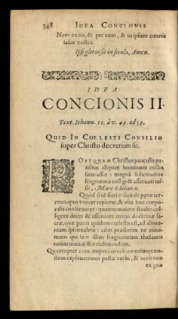 Idea Concionis II.