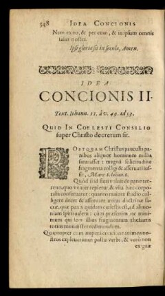 Idea Concionis II.