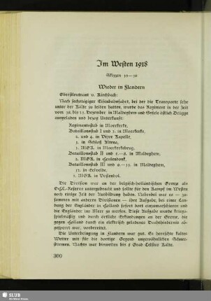 Im Westen 1918